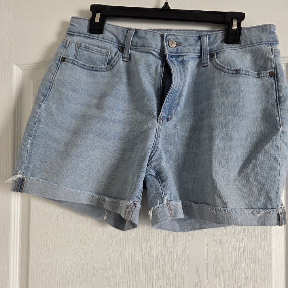 Sonoma Light Blue Denim Jean Shorts with Raw Hem
